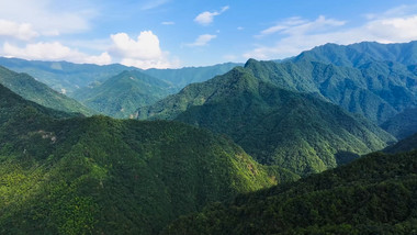 自然风景高山峡谷风光4K航拍