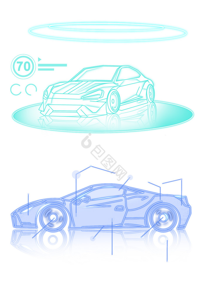 科技汽车赛博未来图片