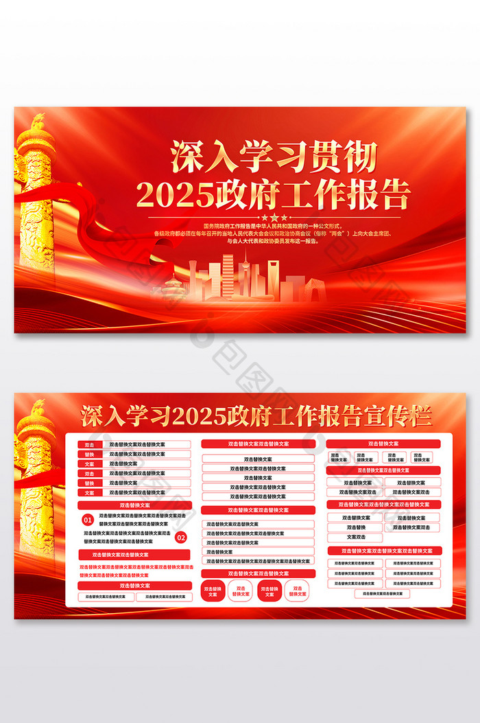 深入学习贯彻2025政府工作报告二件套