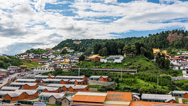 甘南郎木寺全景4A景区延时