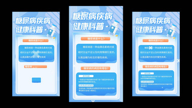 卡通医疗健康科普动画短视频AE模板
