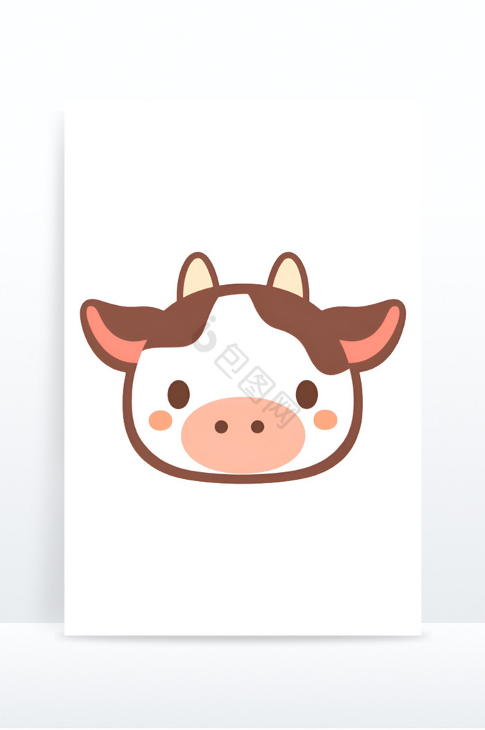 牛头动物头像图标免抠