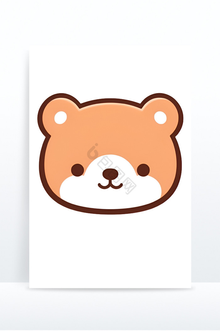 小熊头像图标免抠