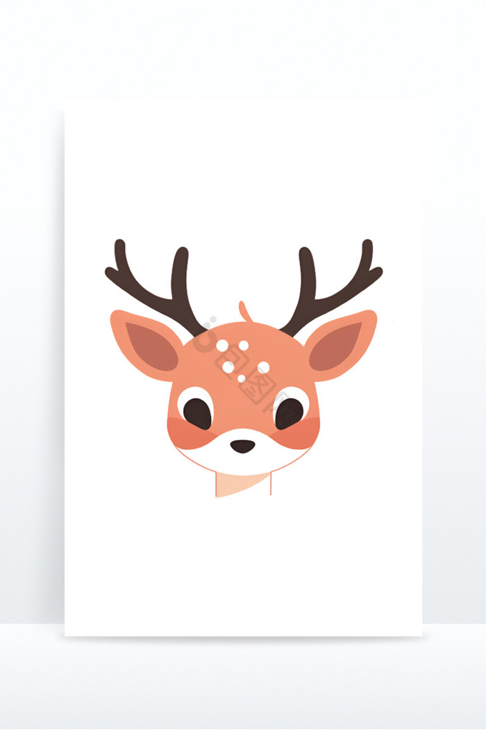 梅花鹿头像免抠