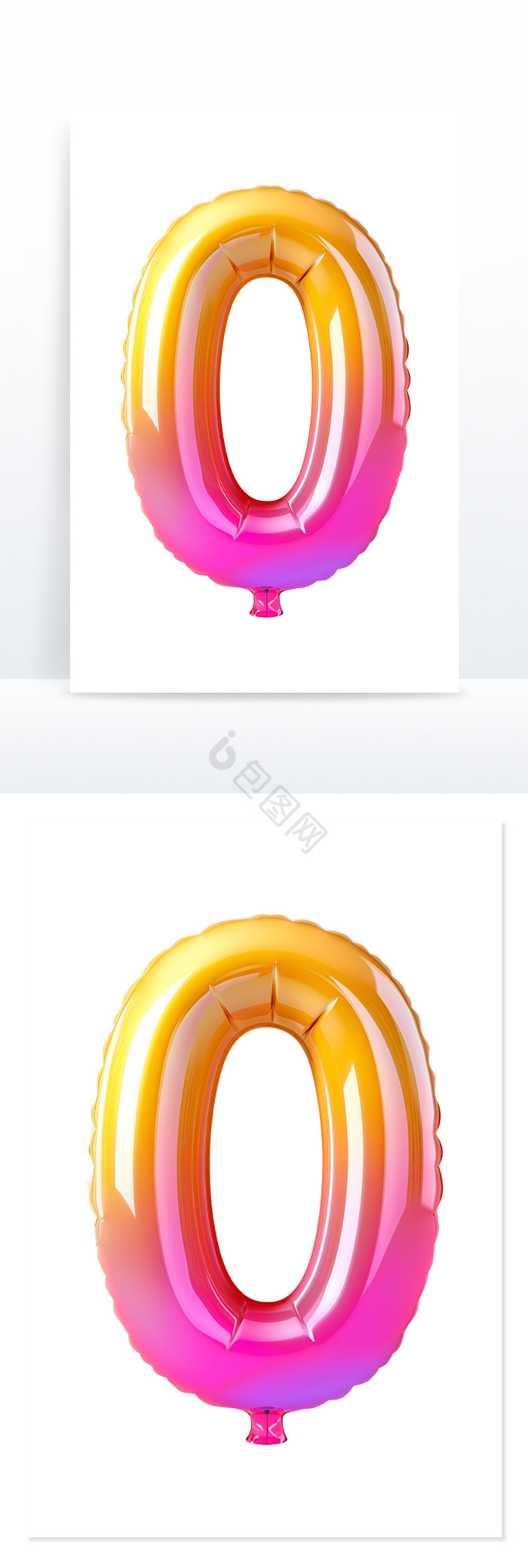 科技感数字0艺术字模板-包图网