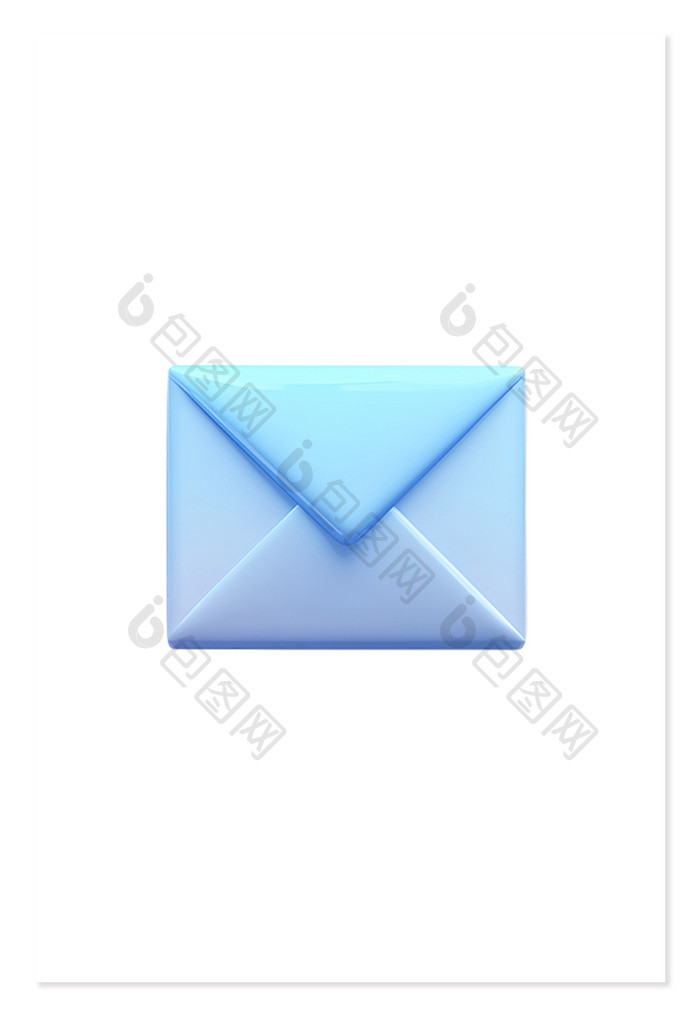 渐变设计赋予邮件图标免抠元素