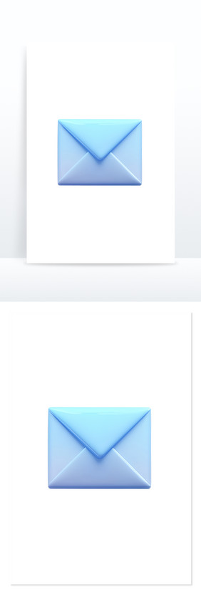 渐变设计赋予邮件图标免抠元素