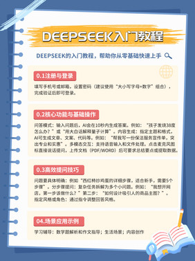 deepseek入门教程步骤图小红书封面