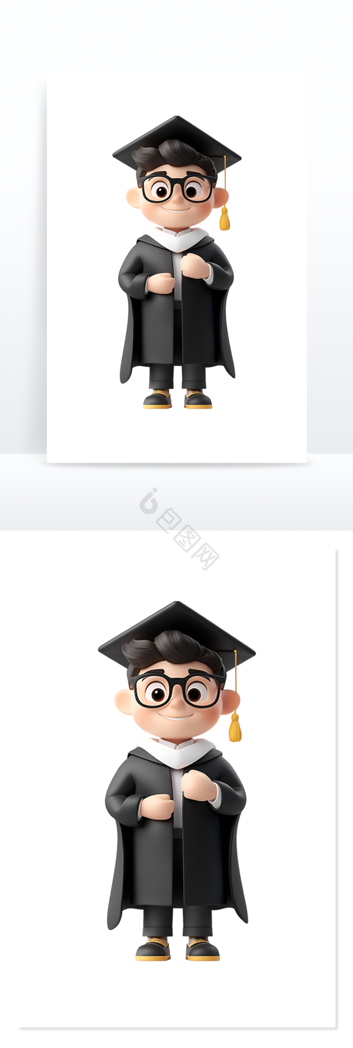 成长毕业学士帽学位服免抠png下载-包图网