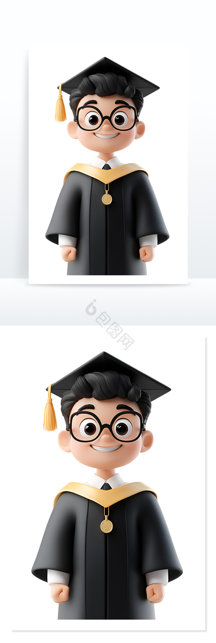毕业学士帽学位服人物免抠png下载-包图网
