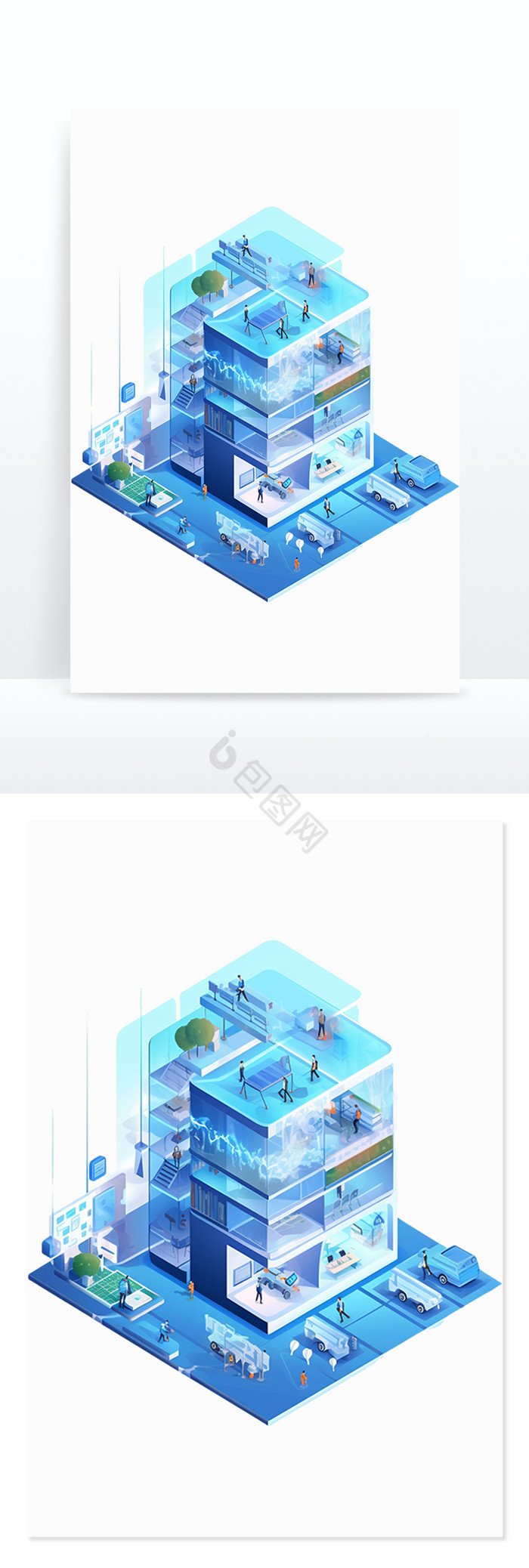 科技虚拟货币区块链模板-包图网