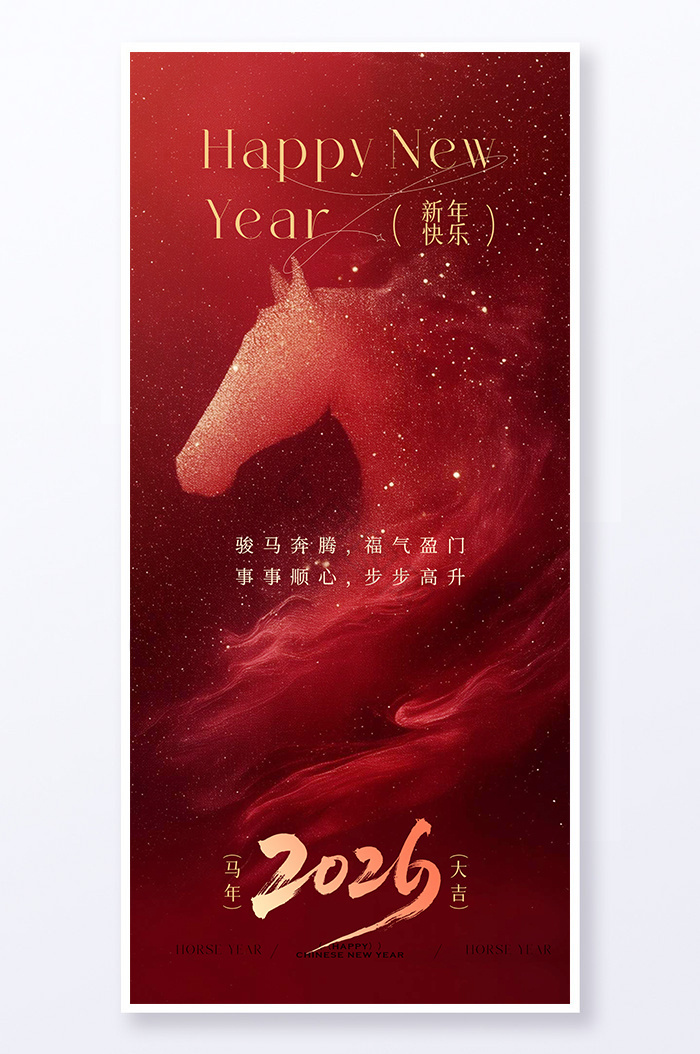 马年祝福图片-马年祝福素材免费下载-包图网