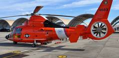 海岸警卫队 H 65 救援直升机