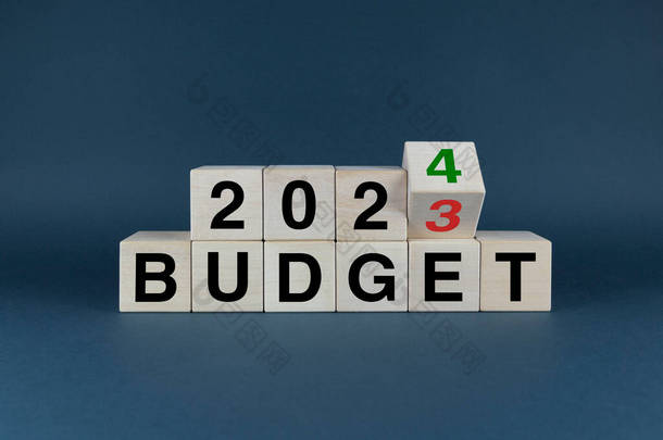 <strong>2023</strong>-2024年预算。立方体构成<strong>2023</strong>-2024年预算.预算规划概念