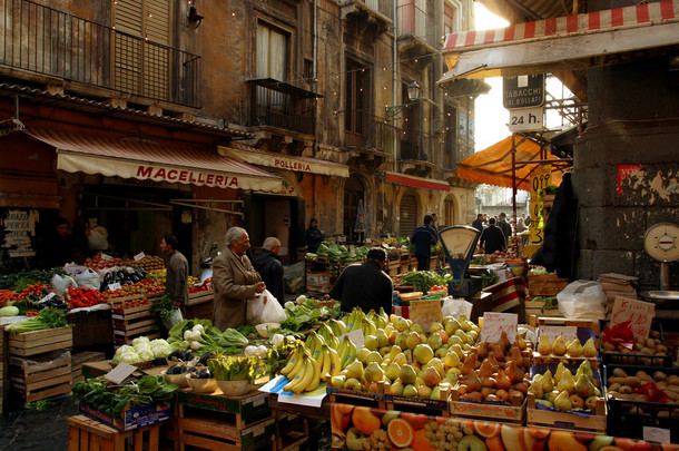 市场在西西里岛