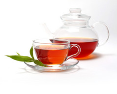一杯茶和茶壶