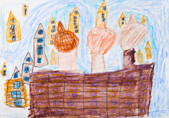 孩子的画 — — 在莫斯科克里姆林宫
