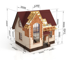 建设住宅计划设计混合过渡的插图。Co