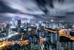 城市景观和苏州夜景