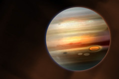 木星，太阳系的行星