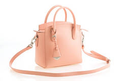 美丽优雅和豪华时尚粉色女手提包