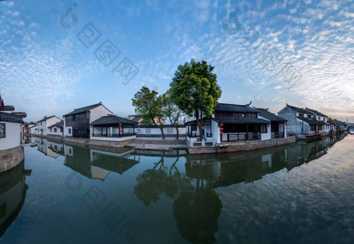 苏州吴中区甪直古镇江南文化园图片-包图网企业站