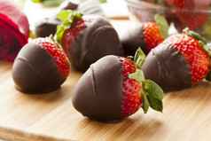 美食巧克力涵盖草莓