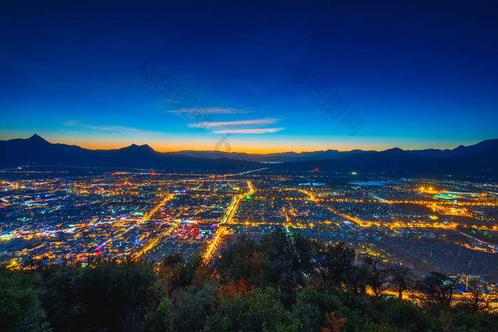 丽江夜景