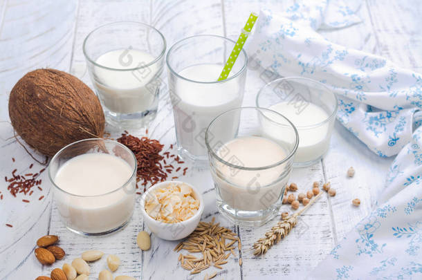 非乳品纯素牛奶和配料的分类