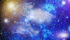 星空和银河外太空天空夜宇宙黑色星空背景的星空