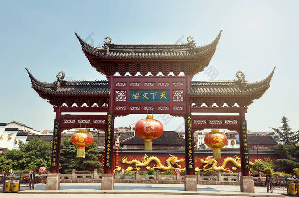 南京历史悠久的孔庙