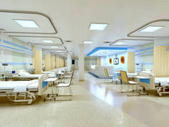 医院内部3D渲染