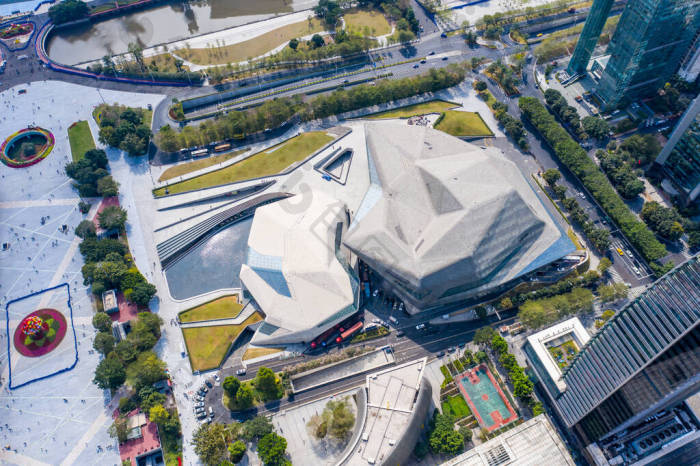 扎哈哈迪德的广州歌剧院图片-包图网企业站