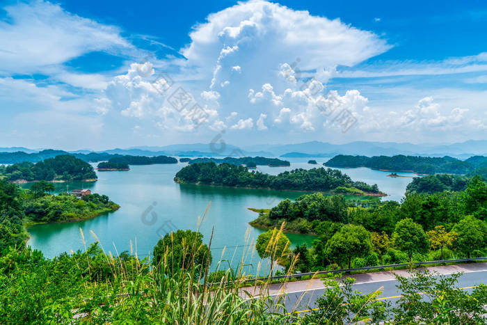 千岛湖秀丽的风景