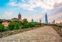 南京古城墙、古寺