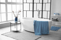 现代浴室风格新颖的内饰