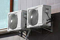 HVAC墙上的空调和通风系统