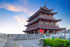 广东省潮州市古城和城墙遗址.
