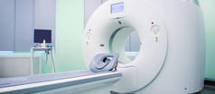医院环境中的完整CAT扫描系统。磁共振成像扫描.