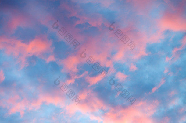 天空云纹理, 背景。戏剧性的天空云纹理回