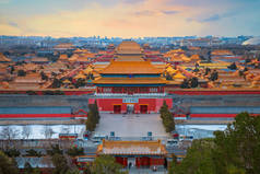 中国北京市紫禁城神门（神门）