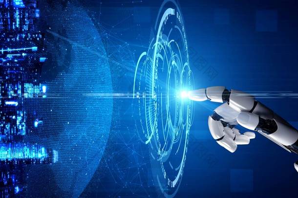 <strong>面向未来</strong>的机器人人工智能启发人工智能技术概念