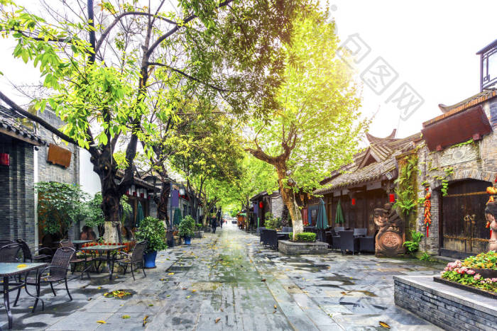 成都宽巷和寨巷的老房子图片-包图网企业站