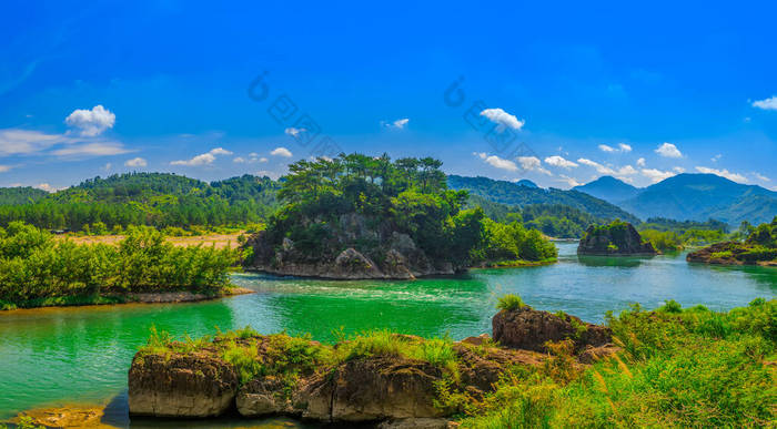 南溪河温州美丽的风景