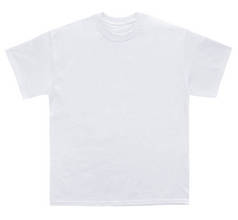 空白 t恤衫彩色白色模板白色背景