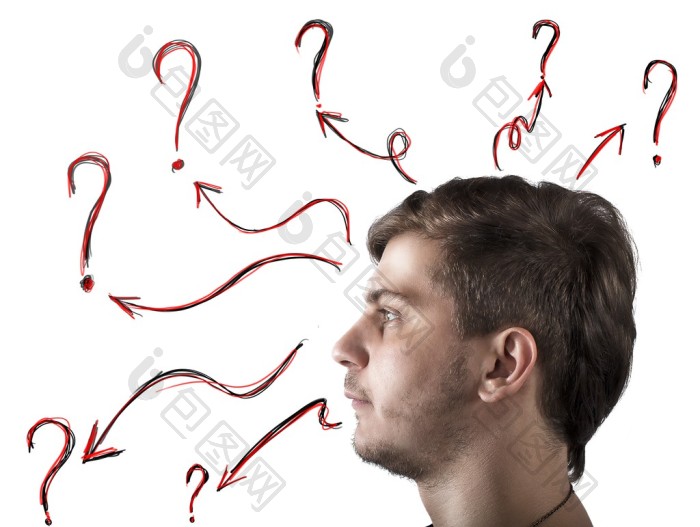 有疑问和问题的人图片-包图网企业站