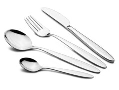 餐具与刀叉、 汤匙 （剪切路径，)