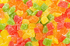 水果糖果多色所有排序背景