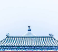 北京天坛的冬天