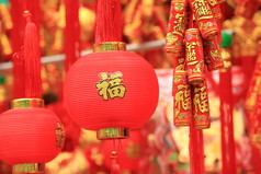 中国新的一年中国灯笼